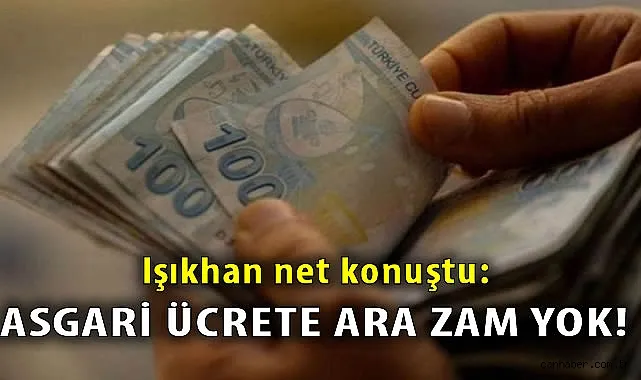 Bakan Işıkhan: Asgari Ücreti Biz Belirlemiyoruz!