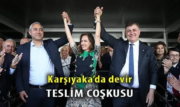 Karşıyaka’da Devir Teslim Töreni Coşkuyla Kutlandı