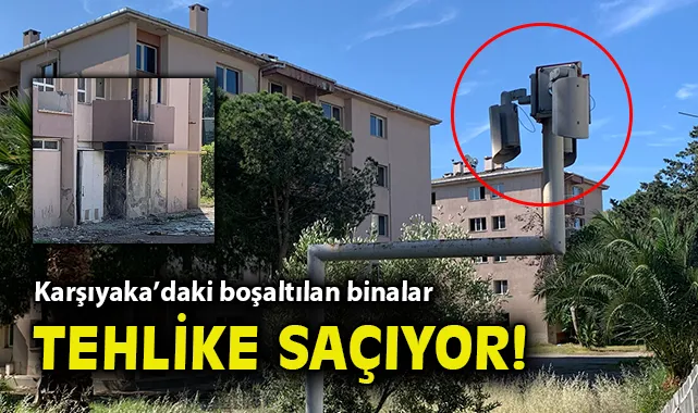 Atakent Mahallesinde Tehlike Saçan Boş Binalar!