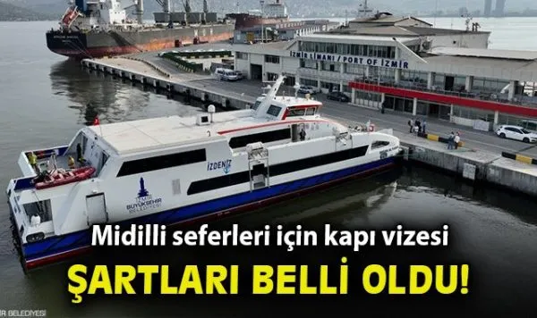İzmir-Midilli Seferlerinde Kapıda Vize Uygulaması Yoğun İlgi Çekiyor