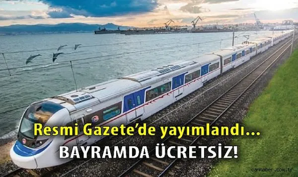 Bayram Tatilinde Toplu Taşıma Ücretsiz!