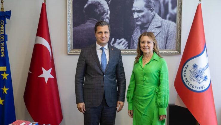 Deniz Yücel’den Başkan Mutlu’ya tebrik ziyareti