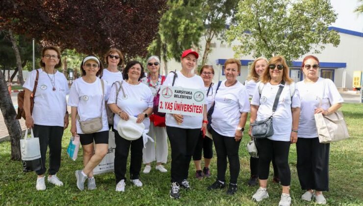 Karşıyaka Belediyesi 3. Yaş Üniversitesi’nden 8 madalya!