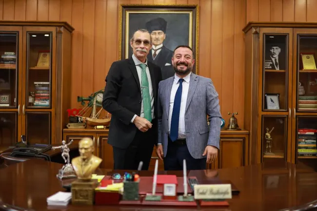 Başkan Turan’dan Erdal Beşikçioğlu’na ziyaret