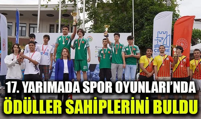 17. Yarımada Spor Oyunları’nda 9 ilçeden 2 bin 50 sporcu mücadele etti
