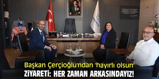 Germencik Belediyesine Ziyaret: Çerçioğlu ve Zencirci Buluşması