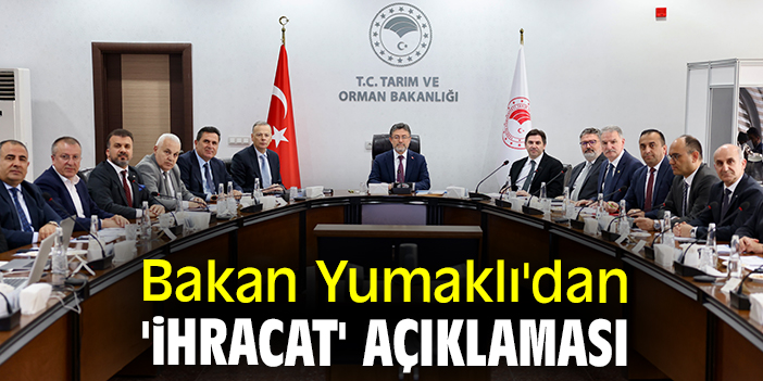 Bakan Yumaklı’dan Tarım Sektörüne Önemli Destek!