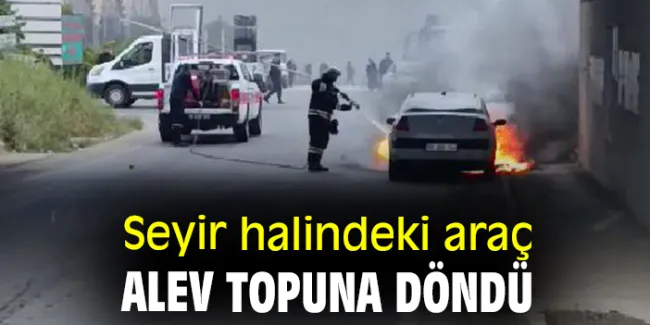 Marmaraereğlisi’nde LPG’li Otomobil Yangını!