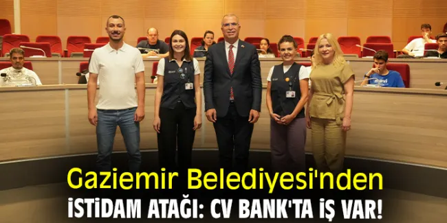 Gaziemir Belediyesi İş Arayanlar ve İşverenler İçin CV Bank Hizmeti!