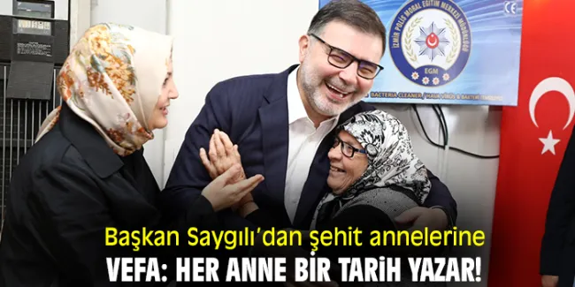 AK Parti İzmir İl Başkanı, Şehit Annelerini Unutmadı!