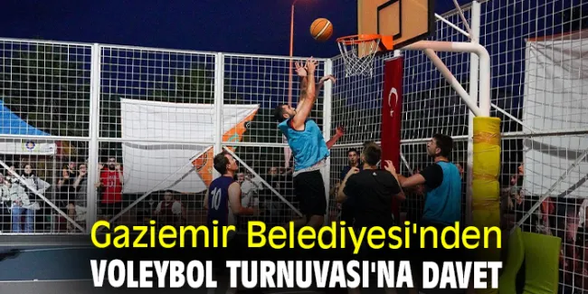 Gaziemir Gençlik Festivali Voleybol Turnuvası Başlıyor