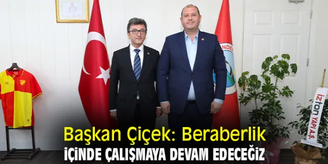 Çiçek, Taşkın ile İstişarelerde Bulundu