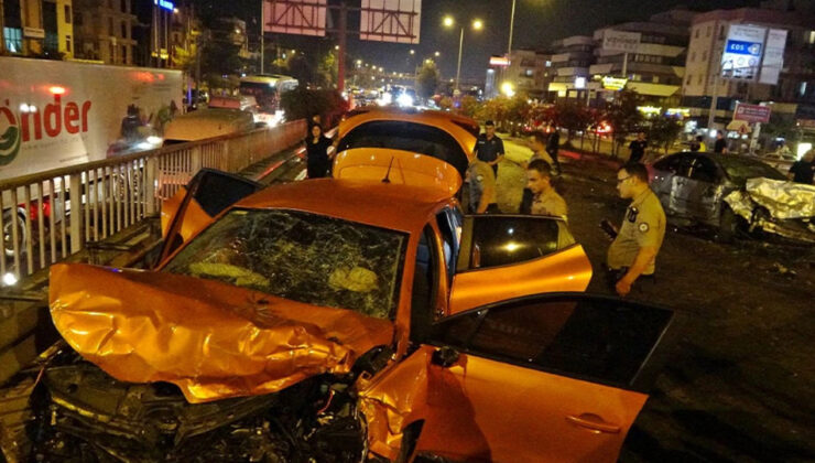 Gazi Bulvarı’nda Korkunç Kaza: Yaralılar Hastaneye Kaldırıldı