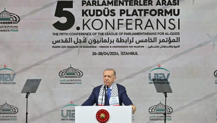 Erdoğan İstanbul’da Kudüs konferansında!