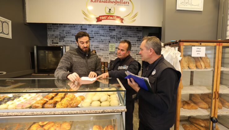 Menderes Belediyesi’nden pide denetimi