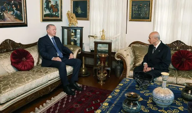 Erdoğan ve Bahçeli Beştepe’de Buluştu