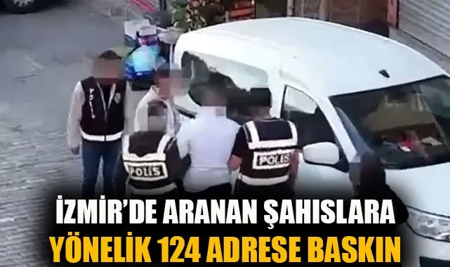 İzmir’de Operasyon: 77 Şüpheli Kıskıvrak Yakalandı