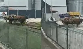 Kaçan Yük Vagonu Limana Girdi!