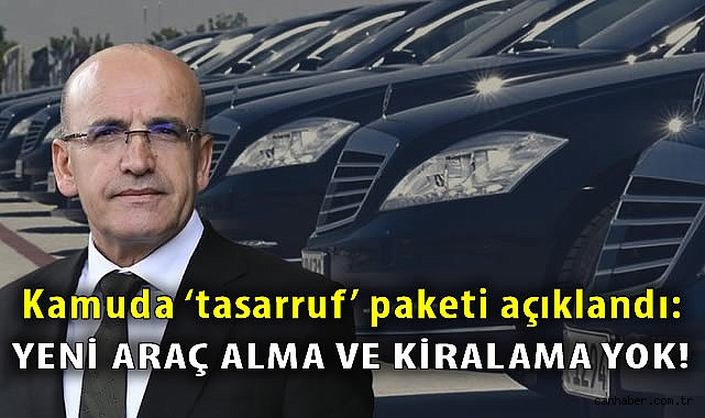 Bakan Şimşek’ten Tasarruf ve Verimlilik Paketi Açıklaması