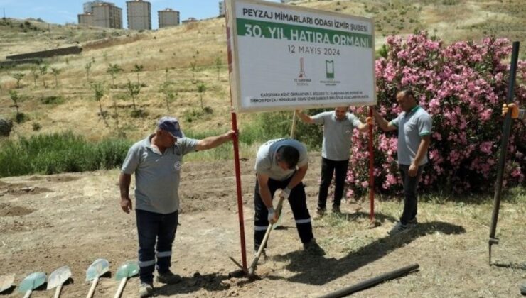 30. Yıl Kutlaması: Hatıra Ormanı Kuruldu