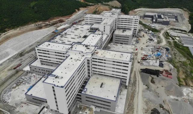 Ordu’da 2021’de başlayan şehir hastanesi hızla ilerliyor