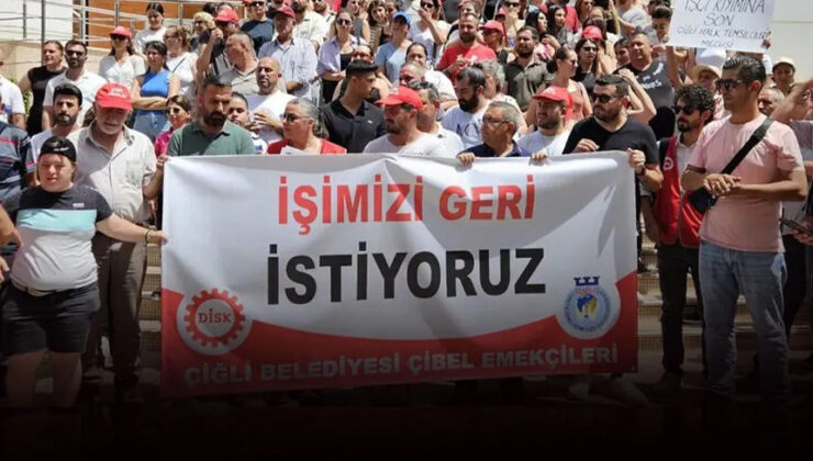 Çiğli Belediyesi’nde 147 İşçi Eylemde