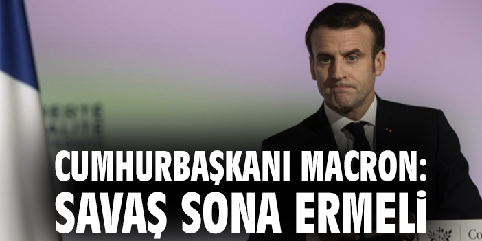 Macron’dan Ateşkes Teklifi Desteği