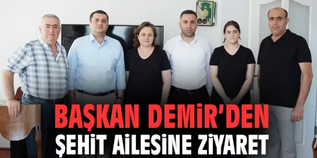 Torbalı Belediye Başkanı Şehit Ailesini Ziyaret Etti