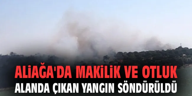 Sakran Ceza’da Hızla Yayılan Yangına Ekipler Anında Müdahale Etti