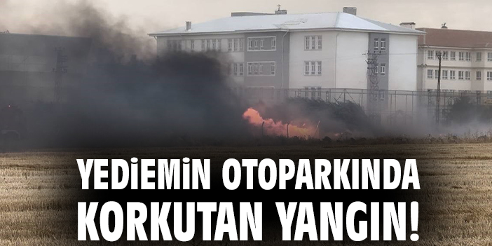Suruç’ta Otoparkta Çıkan Yangın Kontrol Altına Alındı