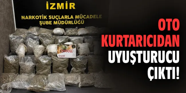 İzmir’de 19 Kilo Skunk Esrar Ele Geçirildi!