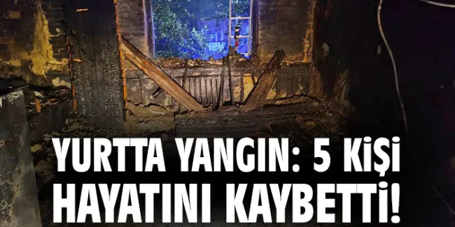 Moskova’da Yurtta Yangın: 5 Ölü!