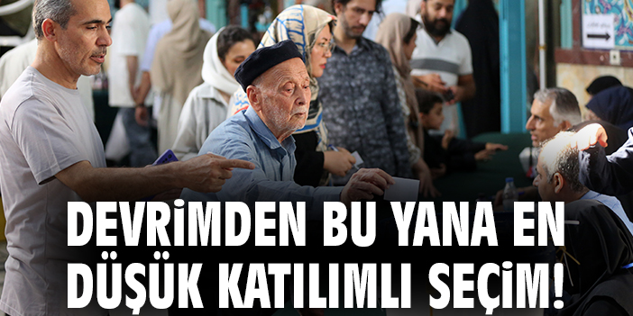 İran’da düşük katılımlı cumhurbaşkanlığı seçimi!