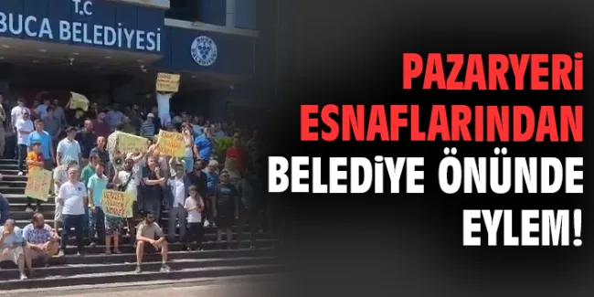 Şirinyer Pazaryeri Esnafından Eylem!