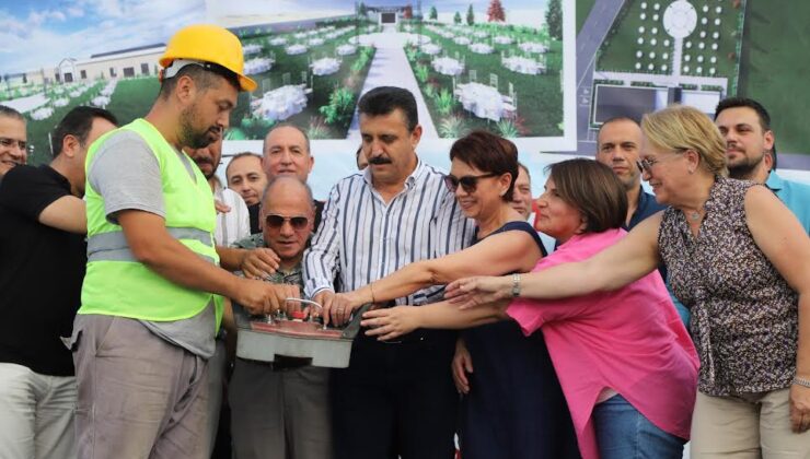 Dikili’de Düğün Salonu Temeli Atıldı