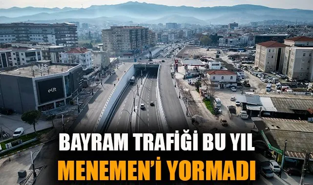 Menemen’de Bayram Tatilinde Trafik Rüyası!