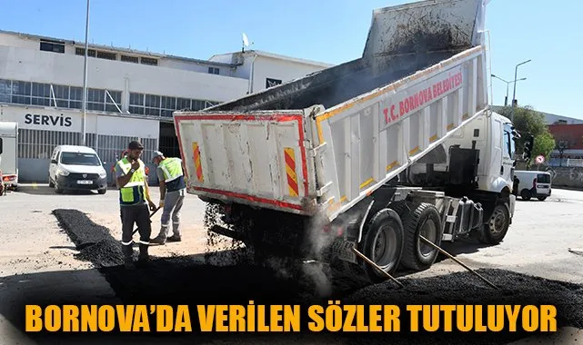 Bornova’da Sanayi Sitelerine Asfalt Nefesi