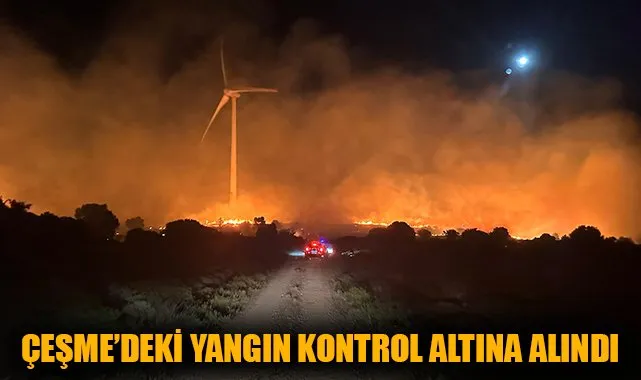 Ildır Mahallesi’nde Makilik Alanda Çıkan Yangın Kontrol Altına Alındı