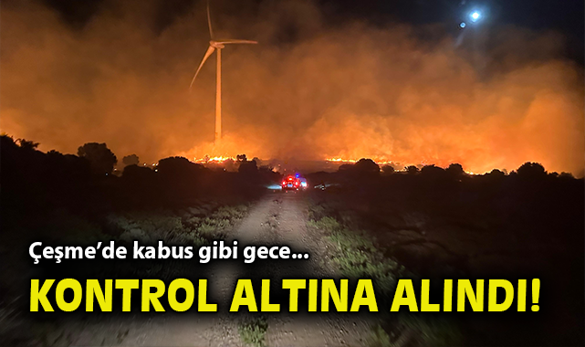 Ildır Mahallesi’nde Makilik Alanda Çıkan Yangın Kontrol Altına Alındı