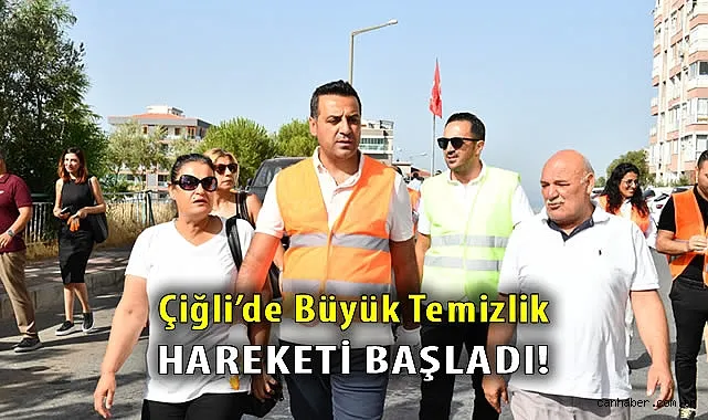 Çiğli Belediyesi Temizlik Çalışmaları Hız Kesmiyor
