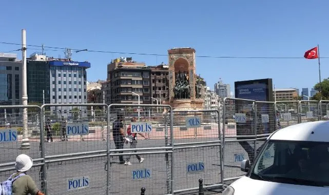 Taksim Meydanı’nda Güvenlik Tedbirleri Alındı