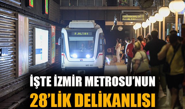 Izmir Metro’s First Train Set Still Going Strong after 24 Years