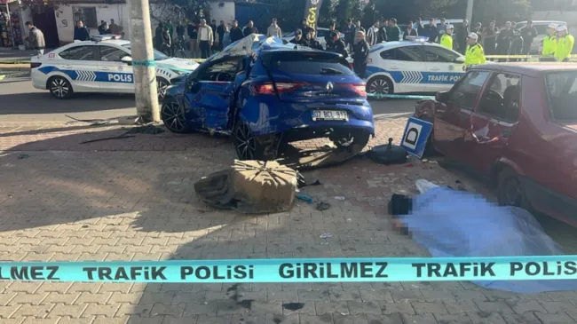 Otobüs Takla Attı, Yaşlı Çift Şanslı Kurtuldular!