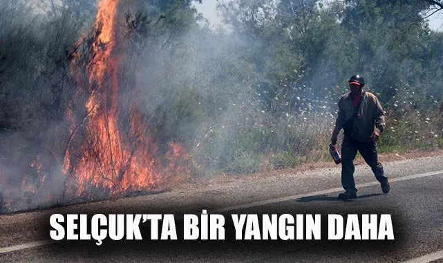 Selçuk’ta Vatandaşlar Yangını Önledi!