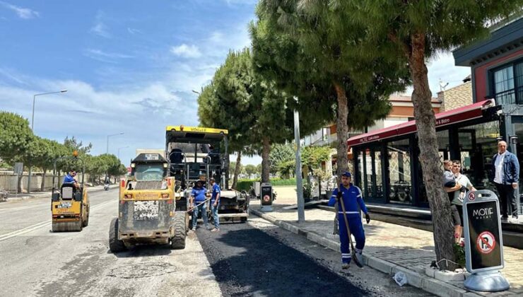 İzmir’de Yol Bakım ve Asfalt Çalışmaları Hız Kesmiyor
