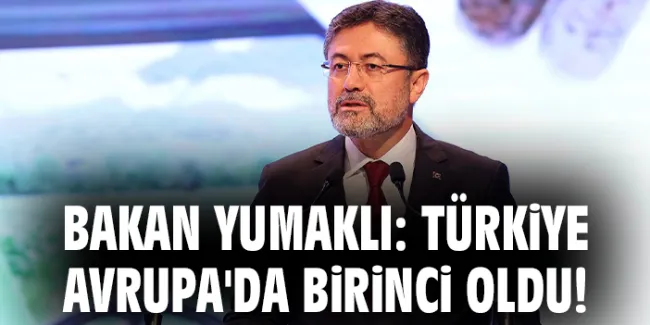 Tarım Bakanı: Türkiye Tarımda Avrupa Birincisi!
