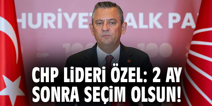 Özgür Özel: “Seçim yok diye zam yok”