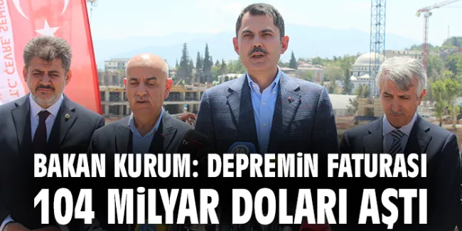 Bakan Kurum, Kahramanmaraş’taki deprem konutlarını inceledi
