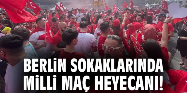 Berlin’de Türk Taraftarların Çeyrek Final Coşkusu