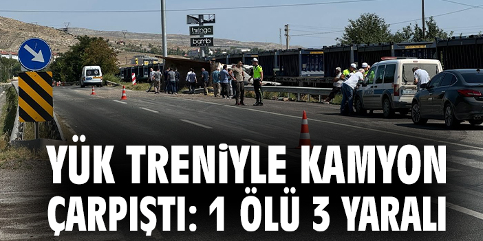 Tren ile Kamyon Çarpıştı, Bir Kişi Hayatını Kaybetti